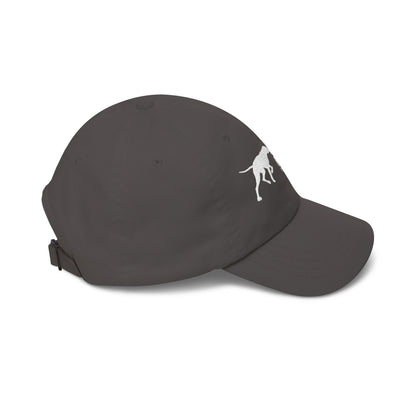 PRO Embroidered Dad Hat (white logo)