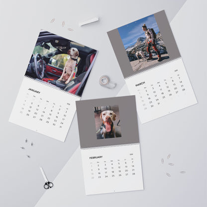 Pointer Rescue Org Wall Calendar 2026