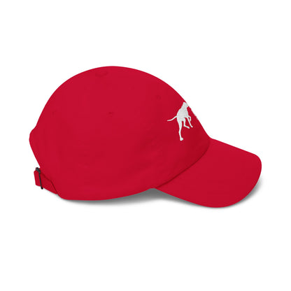 PRO Embroidered Dad Hat (white logo)