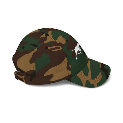 PRO Embroidered Dad Hat (white logo)